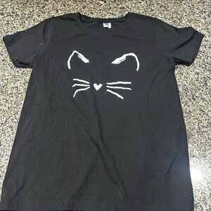 Black Cat Whiskers Tee